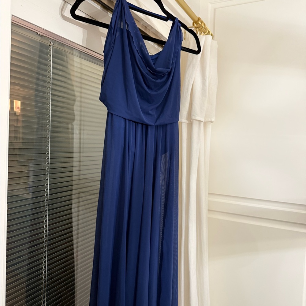 Balera Dance Double Cowl Mesh Maxi Dress Contemporary Lyrical